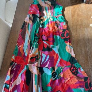 Gap Girls Beautiful Colorful Floral Summer Maxi Beach Dress